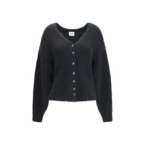 Khaite Gray Cashmere Women's Cardigan